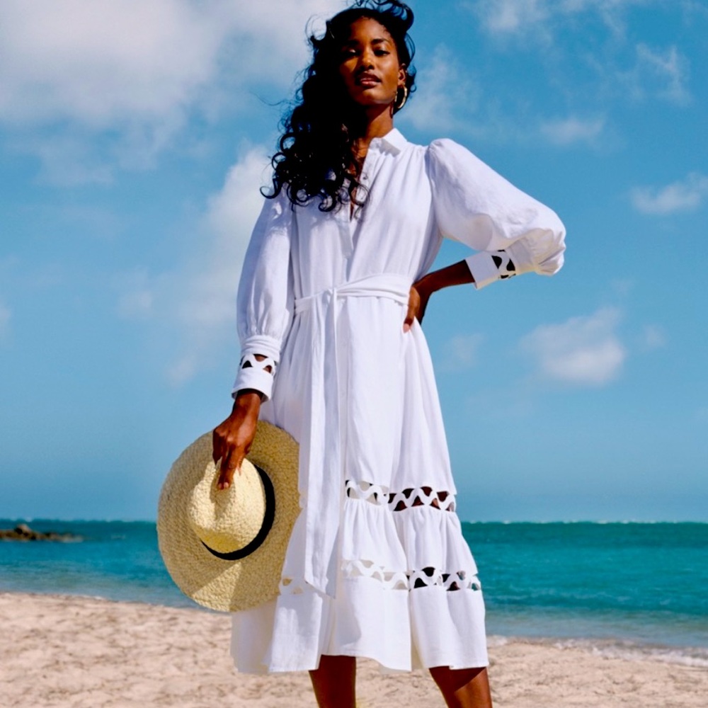 Lisa Marie Fernandez xTarget Cutout Shirtdress 20W